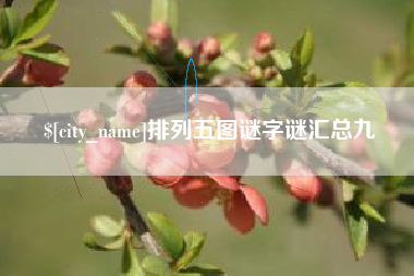 三沙排列五图谜字谜汇总九