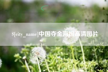 三沙中国夺金海报高清图片