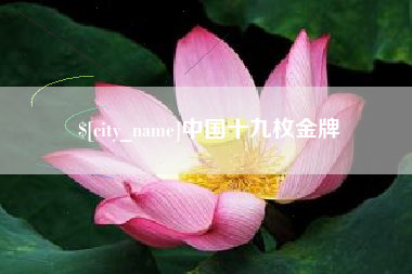 三沙中国十九枚金牌