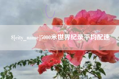 三沙5000米世界纪录平均配速