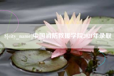 三沙中国消防救援学院2021年录取