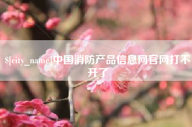 三沙中国消防产品信息网官网打不开了