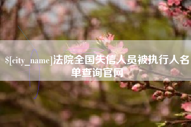 三沙法院全国失信人员被执行人名单查询官网