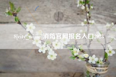 三沙消防官网报名入口2023