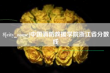 三沙中国消防救援学院浙江省分数线