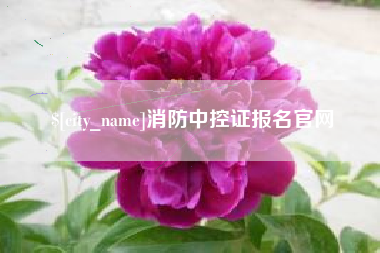 三沙消防中控证报名官网