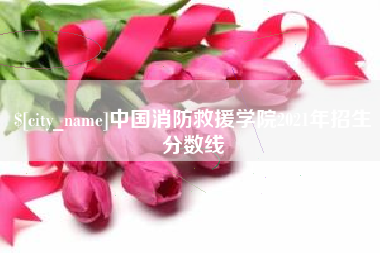 三沙中国消防救援学院2021年招生分数线