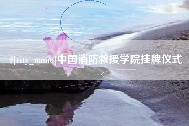 三沙中国消防救援学院挂牌仪式