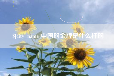 三沙中国的金牌是什么样的