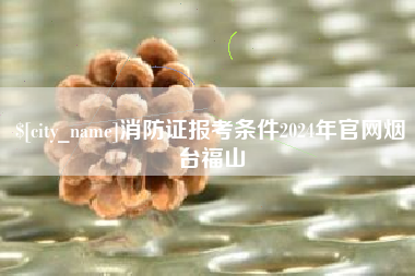 三沙消防证报考条件2024年官网烟台福山